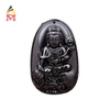 Mặt Phật Bản Mệnh Phổ Hiền Bồ Tát Obsidian Đen