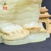 Thiềm Thừ - Cóc Ba Chân Cõng Bắp Cải Ngọc Onyx Xanh