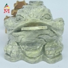 Thiềm Thừ - Cóc Ba Chân Ngọc Serpentine Xám
