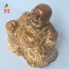 Tượng Phật Di Lặc Đá Ngọc Serpentine Vân Gỗ