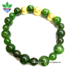 vòng tay diopside mix 3 bi vàng