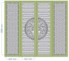 HOA VĂN CỔNG CỬA ĐẸP BOMBAY - M118- LIMITED EDITION
