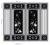 HOA VĂN CỔNG CỬA ĐẸP BOMBAY - M129- LIMITED EDITION