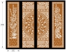 HOA VĂN CỔNG CỬA ĐẸP BOMBAY - M78- LIMITED EDITION