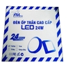 Đèn ốp trần vuông 24w FMpro - Không chớp khi điện yếu