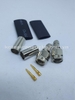 SMA MALE FOR LMR200 CABLE CONNECTOR: SMA trắng dây LMR200