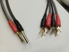 Dây loa Bi-Wire EXACT-TH191 4×14AWG (4C × 2.077mm²) – 2 đầu bắp chuối răng cưa ra 4 đầu càng cua