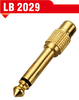 LB 2029  6.35mm to RCA female
