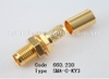 SMA FEMALE FOR LMR200, RG58, RG400, RG142: SMA kim cái RG58 SMA-C-KY3