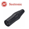 SC3MXX-BG | Seetronic XLR Male 3 Pin | Gold Contact