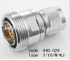 7/16 FEMALE TO N MALE ADAPTOR CONNECTOR: 7/16 CÁI - N ĐỰC