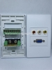 Wall plate VGA+3RCA: Mặt ốp tường hình chữ nhật VGA+3RCA kết hợp