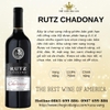 Rượu vang trắng RUTZ CHARDONNAY 13,9% - Mỹ