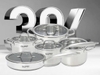 Bộ Nồi Chảo Inox đáy 5 Lớp GMPPS-2201 GUME KOREA