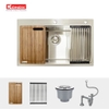 Chậu rửa bát Konox Topmount KN8050TS