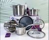 Bộ Nồi Chảo Inox đáy 5 Lớp GMPPS-2201 GUME KOREA
