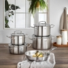 Bộ nồi Fissler Original Profi 5 món vung kính kèm chảo