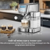 Máy pha cà phê Caso Espresso Gourmet tặng máy xay cà phê caso Barista Crema