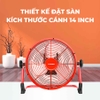 Quạt sạc tích điện Tiross TS9179 – Quạt tích điện 14 inch, pin 5000mAh, dùng 20 giờ