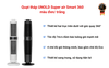 Quạt tháp Unold Super Air Smart 360 – Quạt tháp Unold Đức cao cấp, xoay 360°, tiết kiệm điện