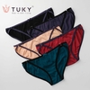Quần lót cotton 4 chiều, lưng vừa phối khoen bạc TUKY 907
