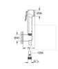 Vòi xịt vệ sinh Grohe Tempasta