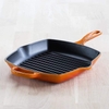 Chảo Nướng Vuông LeCreuset Grillpfanne Quadratisch Orange