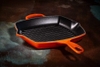 Chảo Nướng Vuông LeCreuset Grillpfanne Quadratisch Orange