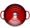 Nồi gang Le Creuset Brater rund Evo 20cm Kirsche màu đỏ