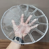 Đĩa pha lê tròn mài hoạ tiết Bohemia đường kính 31cm