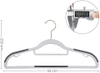 MẮC TREO QUẦN ÁO SONGMICS SET 30 CÁI
