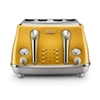 Nướng bánh mỳ 4 lát Delonghi màu vàng