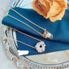 Set vòng cổ Swarovski BÁNH TRÀ