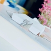 Dây thiên nga ngọc trai Swarovski phong cách ombre