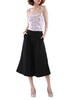 Quần culottes xếp ly giữa