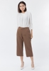 Quần Culottes Cách Điệu Lưng Thun