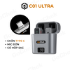 GC-C ULTRA Bộ micro thu âm không dây GoChek có Dock sạc | Khử tiếng ồn phù hợp livestream/ quay video/ ghi âm | cho điện thoại Chân type C và Lightning