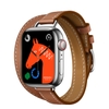 Apple Watch Series 8 Hermès 41mm Silver Stainless Steel Case with Attelage Double Tour