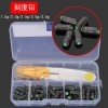 Hộp 50 viên chì vạch làm trục câu cá kèm kéo tiện lợi chì vạch từ 1.5g đến 3.5g