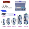 Hộp 50 viên chì vạch làm trục câu cá kèm kéo tiện lợi chì vạch từ 1.5g đến 3.5g