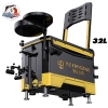 Thùng Câu Đài YEYINGZHE 32L Màu Đen Vàng Có Tựa, Chất Liệu Carbon Kèm Bộ Phụ Kiện Pat Đa Chức Năng