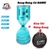 Rọng Đựng Cá BAINU Khung Kim Loại Nhiều Kích Cỡ Khác Nhau Kèm Túi Đựng Dày Dặn