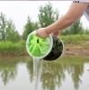 Xô Đựng Cá, Xô Múc Nước Đựng Phụ Kiện Gấp Gọn, Mang Đi Rất Tiện Lợi (Kèm 3m Dây Và Tay Cầm)