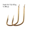 Lưỡi câu cá nanh sói vẩy rồng COMBO 50 Lưỡi From To Săn Hàng Chất Liệu Thép Carbon