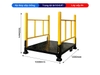 Kệ thép xếp chồng 1x1.2 mét trọng tải 0.6-0.8 tấn đáy kín