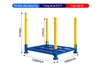 Kệ thép xếp dạng ống 1.2x1 mét trọng tải 0.8-1 tấn đáy hở