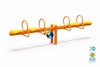 Bập bênh 4 ghế lốp xe - a451
