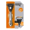 Dao Cạo + bàn cạo Dorco 4 Lưỡi