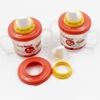 Cốc tập uống có vòi màu cam