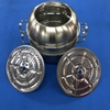 Nồi hấp Inox 2 tầng 201 - 30cm